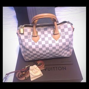Louis Vuitton Bandoulier 26 Damier azur canvas